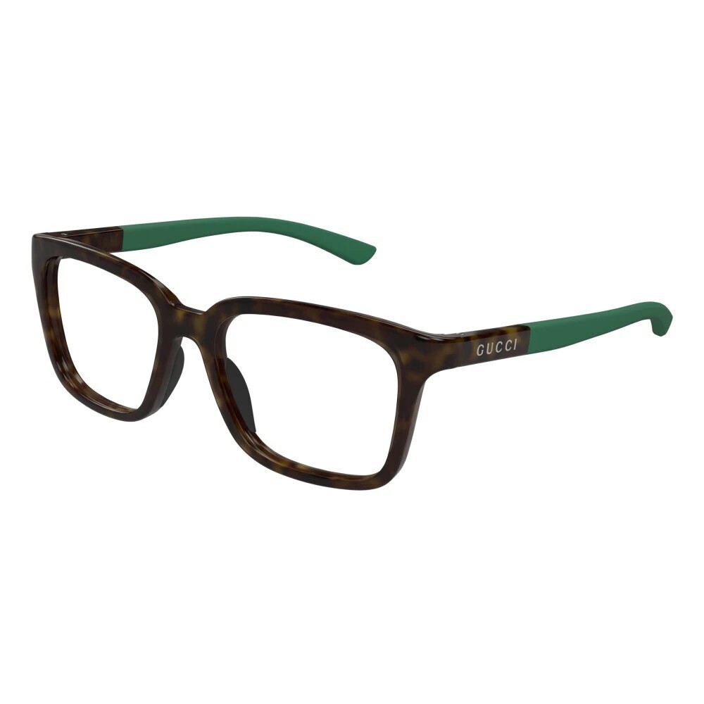 Nwt Gucci Gg1738o 003 Havana Green Eyeglasses